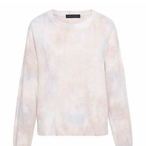 Sanctuary XS Sunsetter Pastel Tye Dye Cotton Blue Pink Sweater New Sold Out - Picture 3 of 8